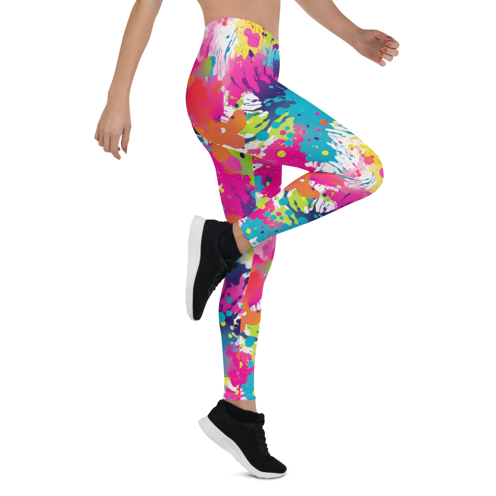 Color Splash Mid-Waist Leggings